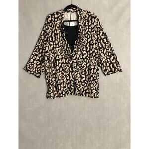 NY Collection Two-Fer Top Women's 3X 3/4 Sleeve NEW